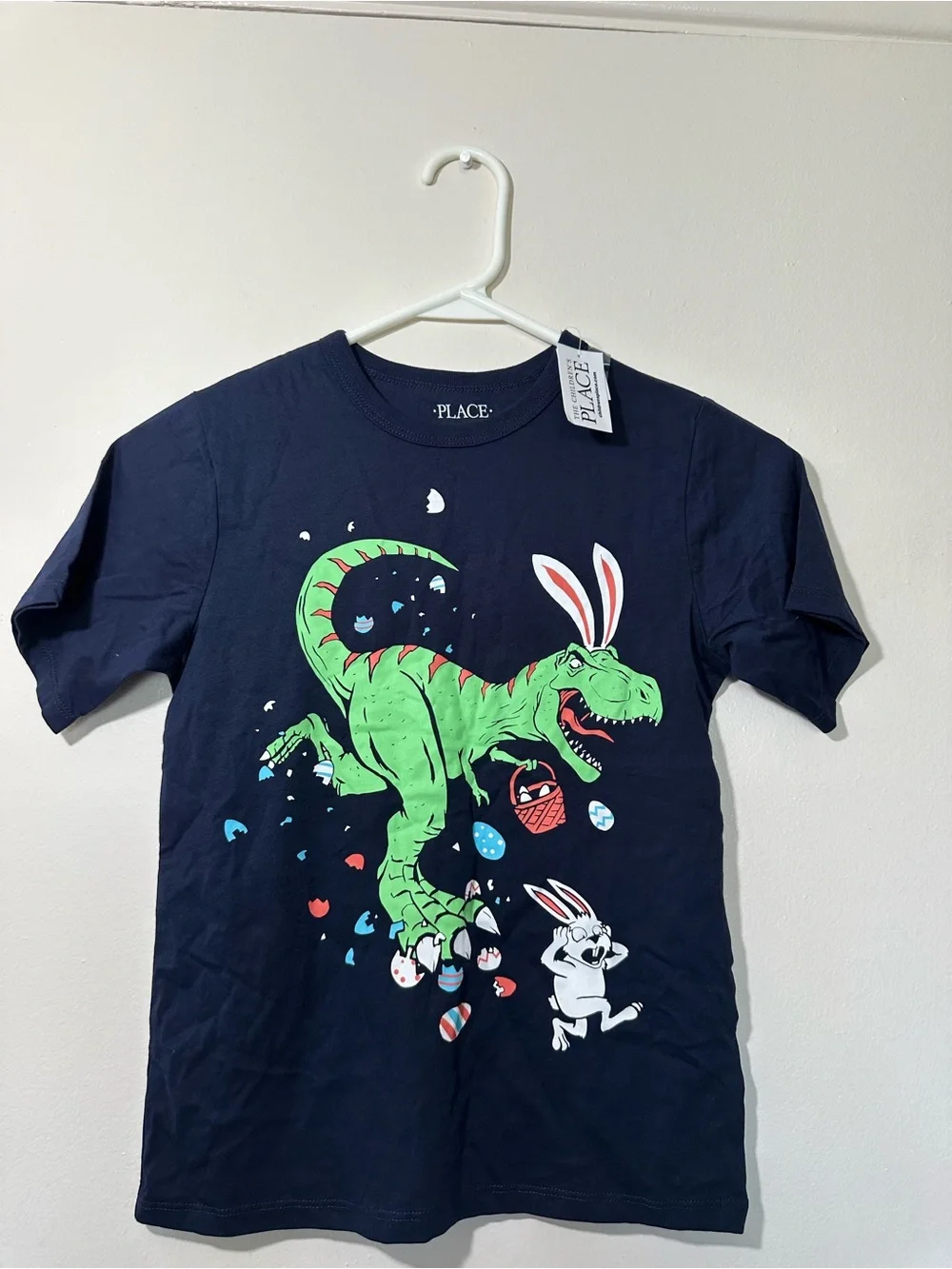The Children's Place Navy Short-Sleeve Tee with Logo Tag